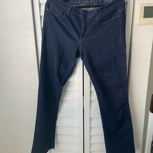 Calvin Klein Dark Blue Straight Jeans for women